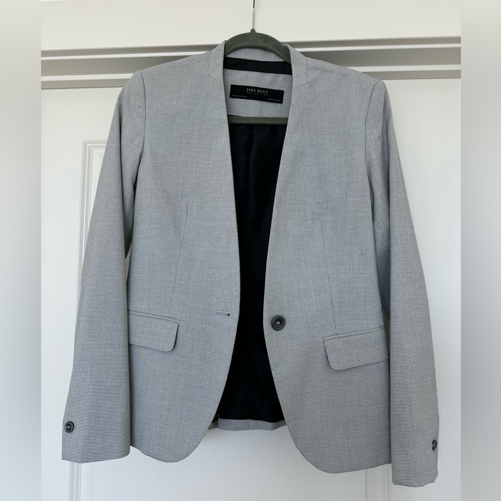 Zara Basic Blazer - Gray